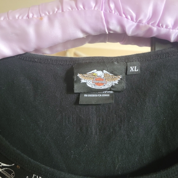 LADIES "HARLEY" LONG SLEEVE COTTON TOP - Picture 2 of 5